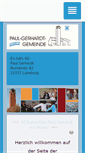 Mobile Screenshot of paul-gerhardt-lg.de